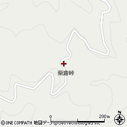 柴倉峠周辺の地図
