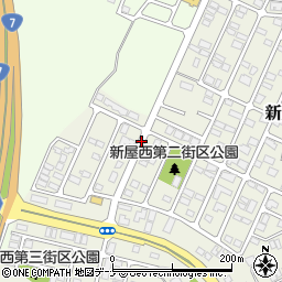 新屋日吉町周辺の地図