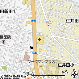 ＨｏｎｄａＣａｒｓ秋田中央仁井田南店周辺の地図