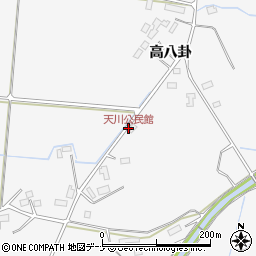 天川公民館周辺の地図