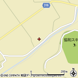 秋田県大仙市協和船岡上庄内140周辺の地図