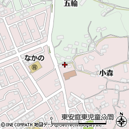 岩手県盛岡市東安庭小森64周辺の地図