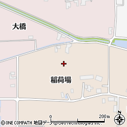 岩手県盛岡市上鹿妻稲荷場周辺の地図