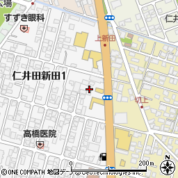 ニュークリアス進学塾　秋田南校舎周辺の地図