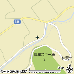 秋田県大仙市協和船岡上庄内70周辺の地図