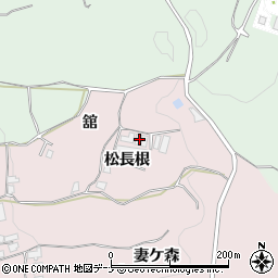 岩手県盛岡市東安庭松長根周辺の地図