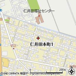 クローネ仁井田周辺の地図