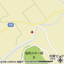 秋田県大仙市協和船岡上庄内78周辺の地図