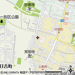 秋田県秋田市新屋表町5-36周辺の地図