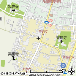 秋田県秋田市新屋表町5-1周辺の地図