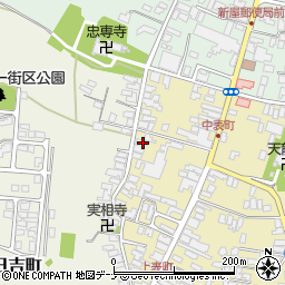 秋田県秋田市新屋表町5-38周辺の地図