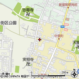 秋田県秋田市新屋表町5-43周辺の地図
