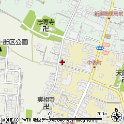 秋田県秋田市新屋表町4-23周辺の地図