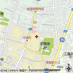 秋田県秋田市新屋表町2-53周辺の地図
