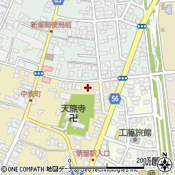 秋田県秋田市新屋表町2-68周辺の地図