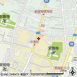 秋田県秋田市新屋表町2-51周辺の地図