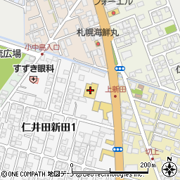 バースデイ仁井田店周辺の地図