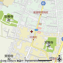 秋田県秋田市新屋表町4-3周辺の地図