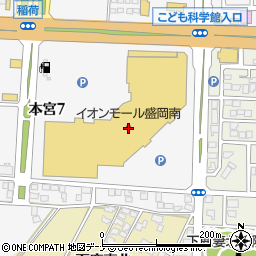 はなまるうどんイオンモール盛岡南店周辺の地図