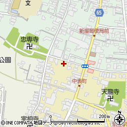 秋田県秋田市新屋表町4-40周辺の地図