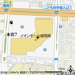 カメラのキタムラ　イオンモール盛岡南店周辺の地図