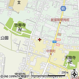 秋田県秋田市新屋表町4-39周辺の地図