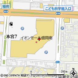 イオンスポーツクラブ盛岡南店周辺の地図