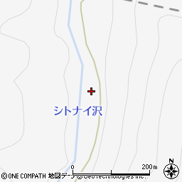 シトナイ沢周辺の地図