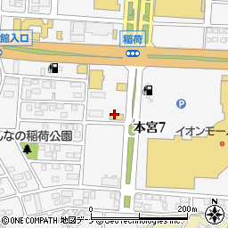 ドコモショップ盛岡本宮店周辺の地図