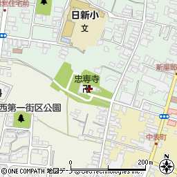 忠専寺周辺の地図