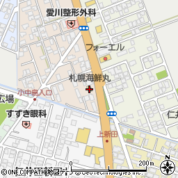 札幌海鮮丸　仁井田店周辺の地図