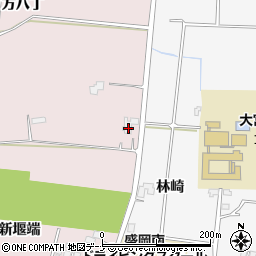 岩手県盛岡市下太田方八丁46-2周辺の地図