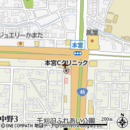 岩手トヨタ新本宮店周辺の地図
