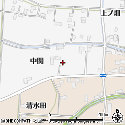 岩手県盛岡市上太田中関周辺の地図