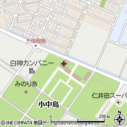 秋田市役所産業振興部　園芸振興センター周辺の地図