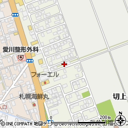 秋田県秋田市仁井田栄町9周辺の地図