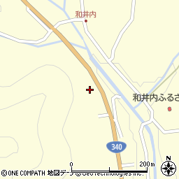 岩手県宮古市和井内周辺の地図