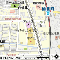 ダイソーマイヤタウングランＳＣ店周辺の地図