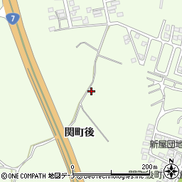 秋田県秋田市新屋町関町後周辺の地図