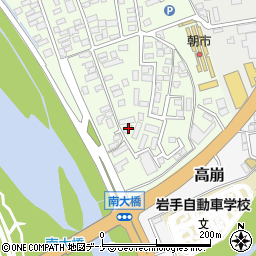 岩手県盛岡市神子田町9-43周辺の地図