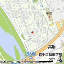 岩手県盛岡市神子田町9周辺の地図
