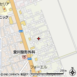 秋田県秋田市仁井田栄町4-14周辺の地図