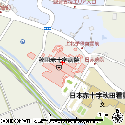 NAGAHAMA COFFEE 秋田赤十字病院店周辺の地図