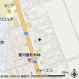 秋田県秋田市仁井田栄町4-21周辺の地図