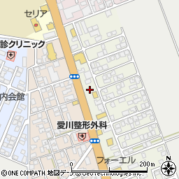秋田県秋田市仁井田栄町2周辺の地図