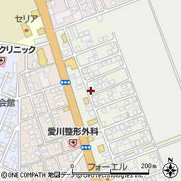 秋田県秋田市仁井田栄町4-30周辺の地図