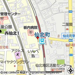 ニチイキッズ仙北町駅周辺の地図