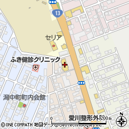 オートバックス秋田仁井田店周辺の地図