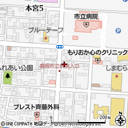 株式会社オンダ製作所　盛岡営業所周辺の地図