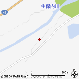 秋田県仙北市田沢湖生保内（船場向）周辺の地図